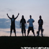 Silhouette on Hillside - Click to Enlarge